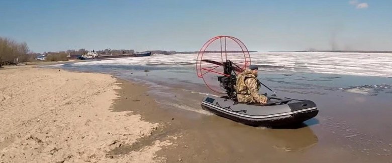 Аэролодка с дв.20л.с бурлак аэро