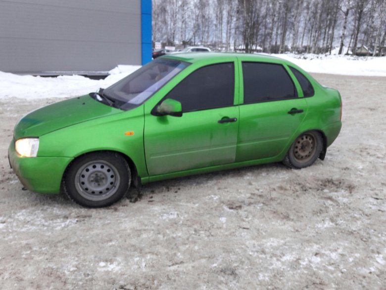 Лада калина седан 2006 зеленый