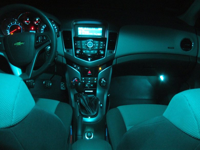 Подсветка ног шевроле круз