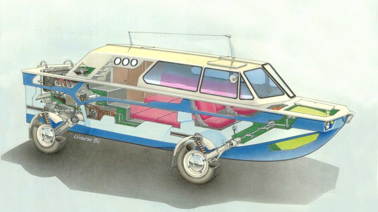 Автомобиль амфибия тритон