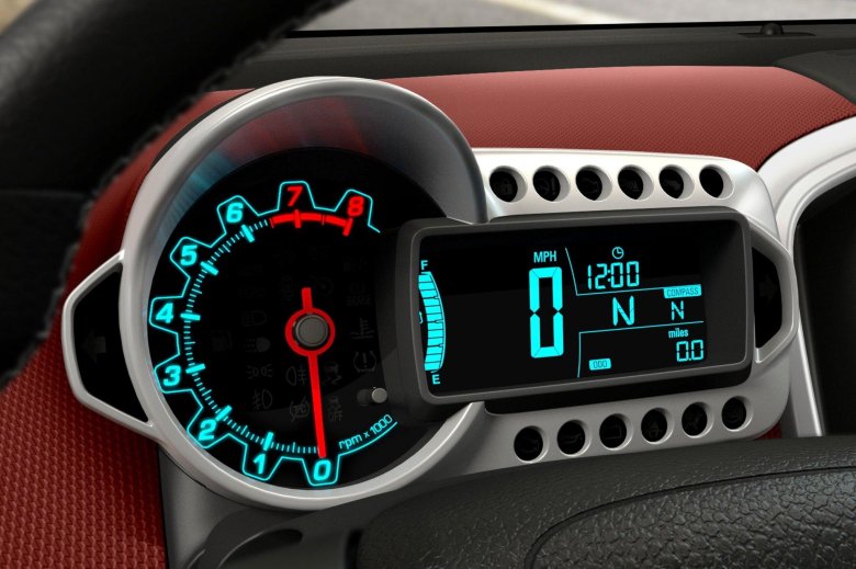 Chevrolet aveo приборная панель
