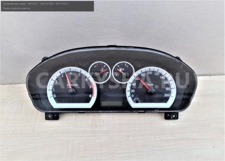 Приборная панель chevrolet aveo t250