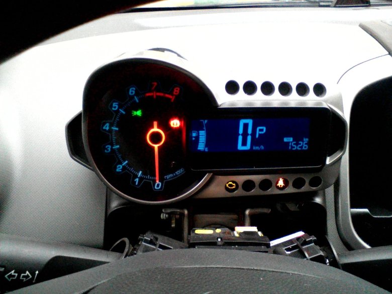 Панель приборов шевроле авео 2013