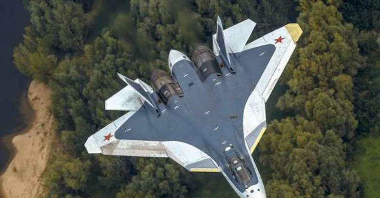 Су 57 двухдвигательный реактивный самолет