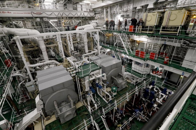 Машинное отделение ледокола арктика