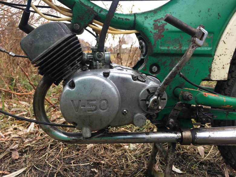 Мопед карпаты 2 с ножным переключением