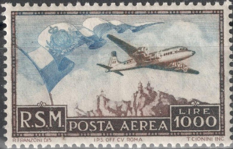 Почтовая марка ecuador aereo