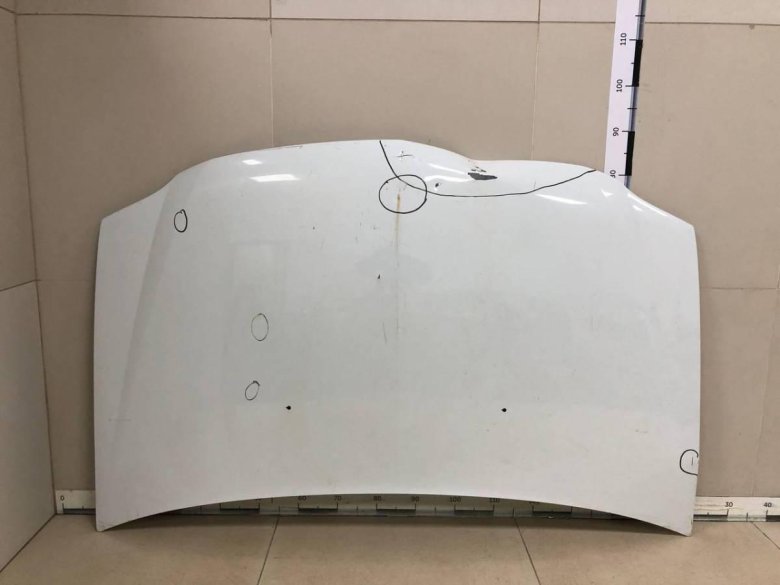 Капот renault logan