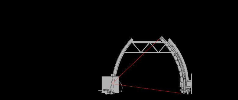 Чертеж арочного ангара 24м