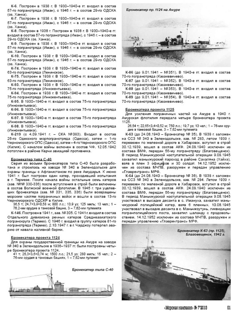 Речной бронекатер 1124