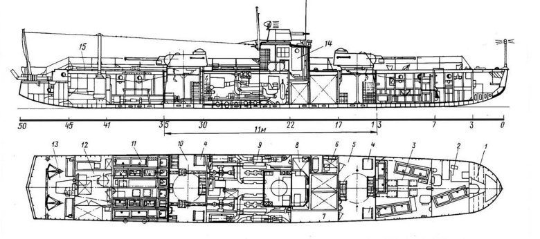 Катер костромич 1606 чертеж