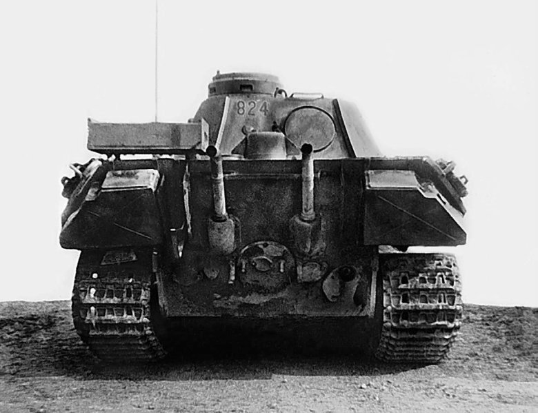 Пантера танк сзади