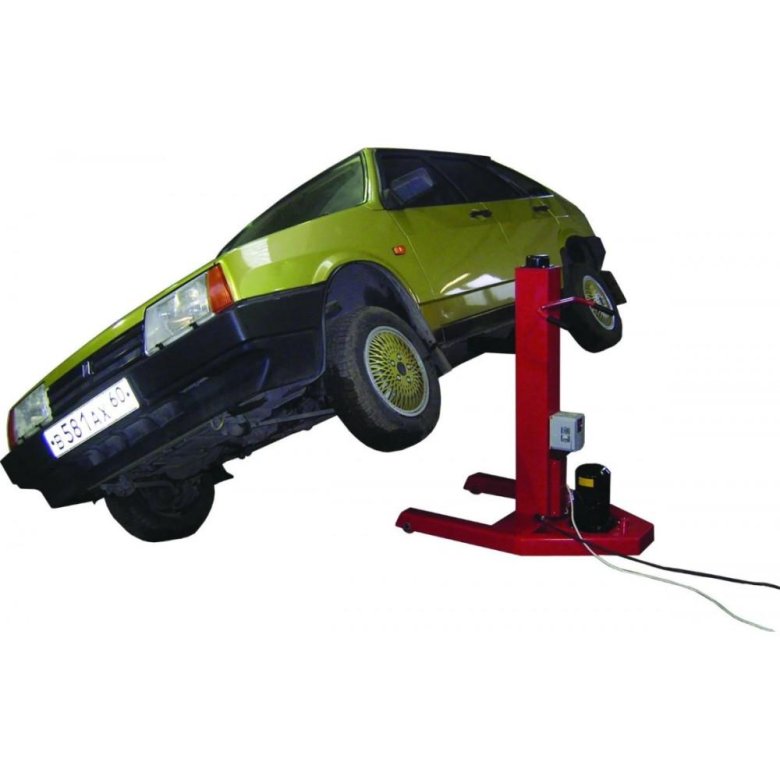 Подкатной подъемник для легковых автомобилей