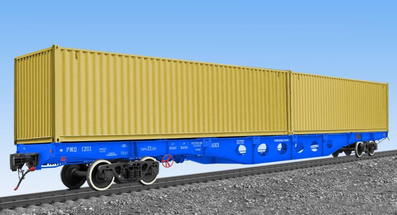 Фитинговые платформы для перевозки контейнеров