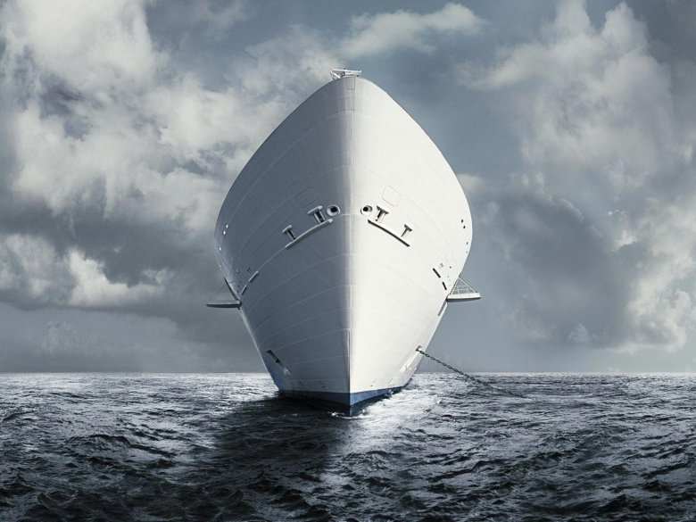 Корабль вид спереди