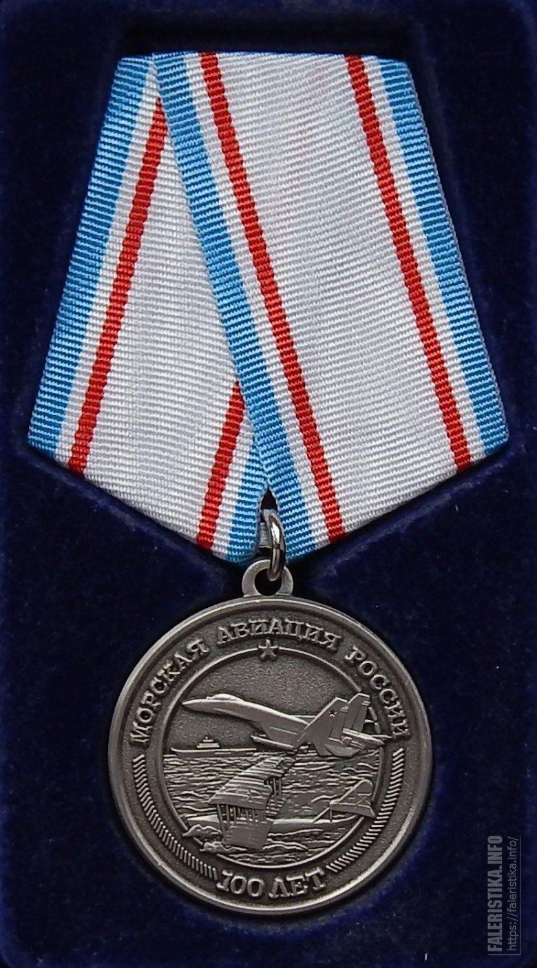 Медаль 100 лет морской авиации