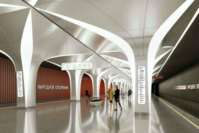 Новая станция метро в москве