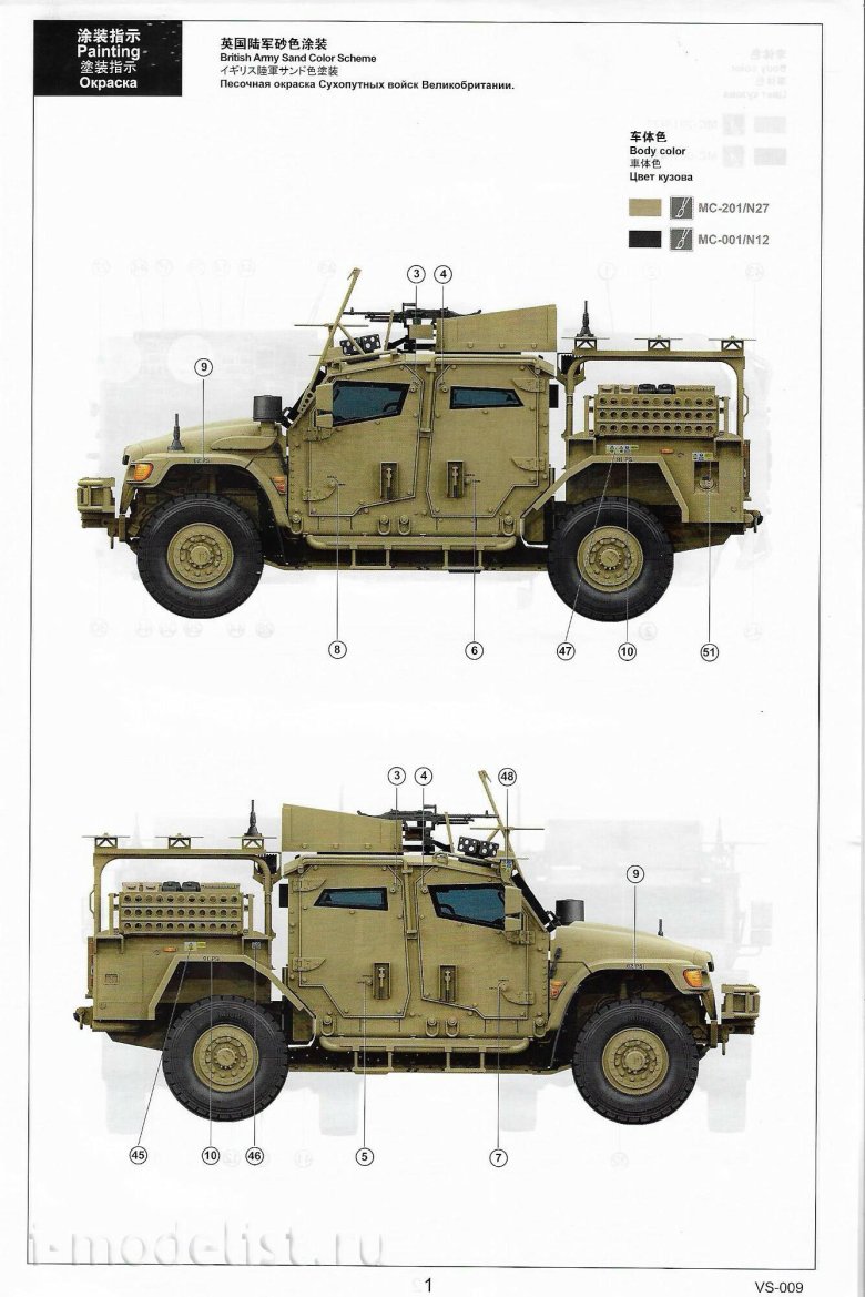 Meng model vs-009 british army husky tsv 1/35
