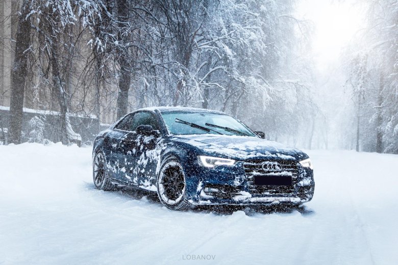 Ауди зимой