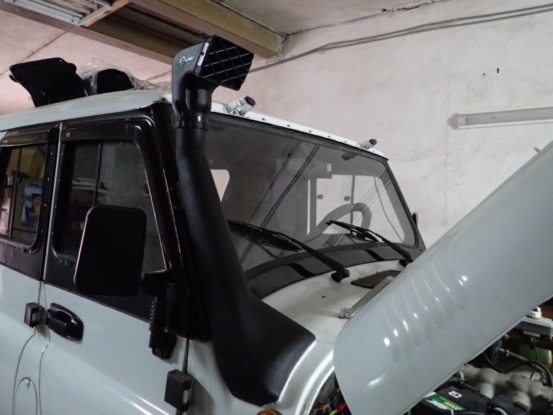 Шноркель на уаз хантер