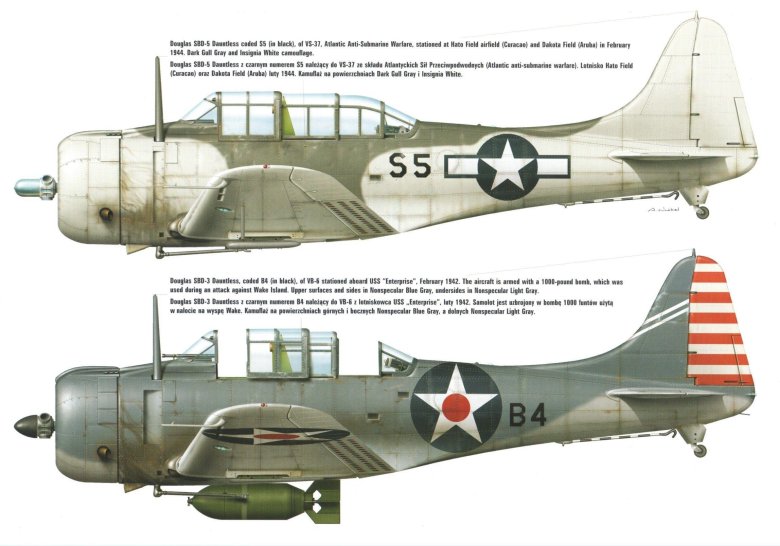 Douglas sbd-5 dauntless чертеж