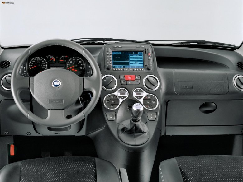 Fiat panda 2007 салон