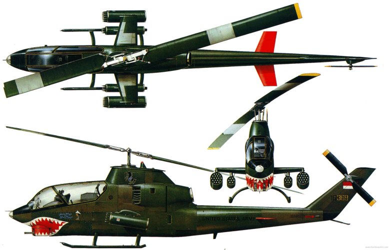 Вертолет ah-1g cobra