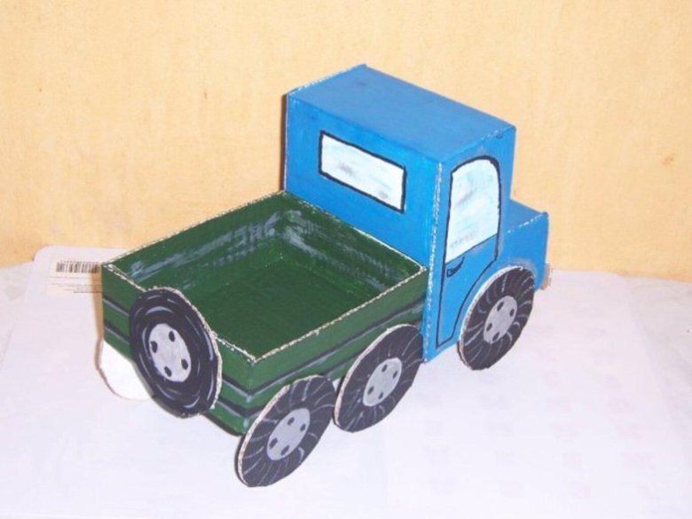 Сделать машину из картона