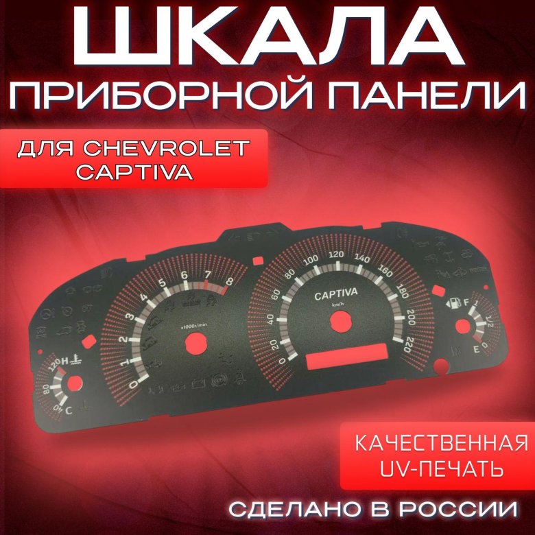 Шкала приборной панели