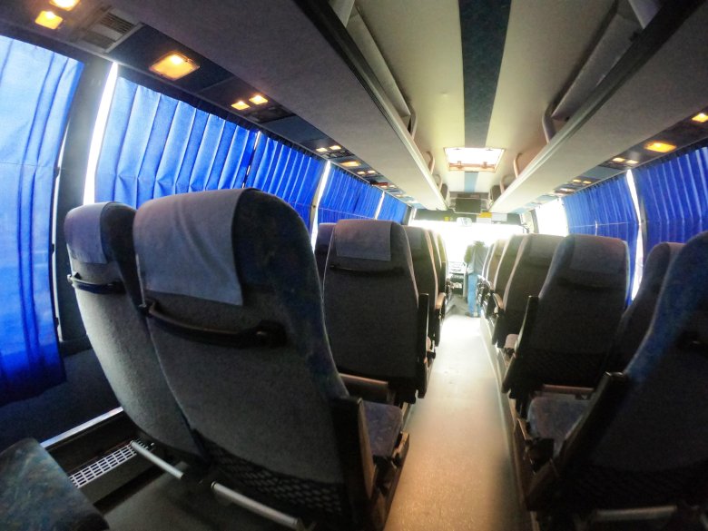 Салон туристический автобус скания