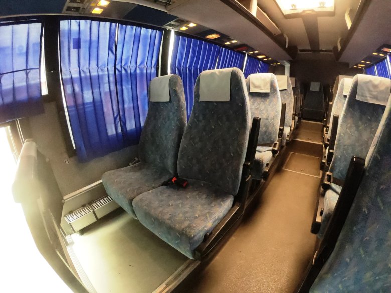 Салон туристический автобус скания