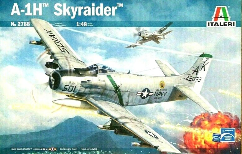 2788 italeri 1/48 a-1h skyraider