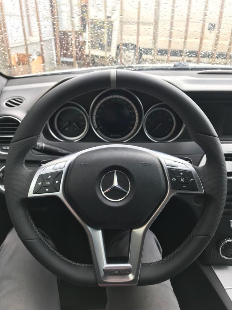 Руль мерседес w204 рестайлинг