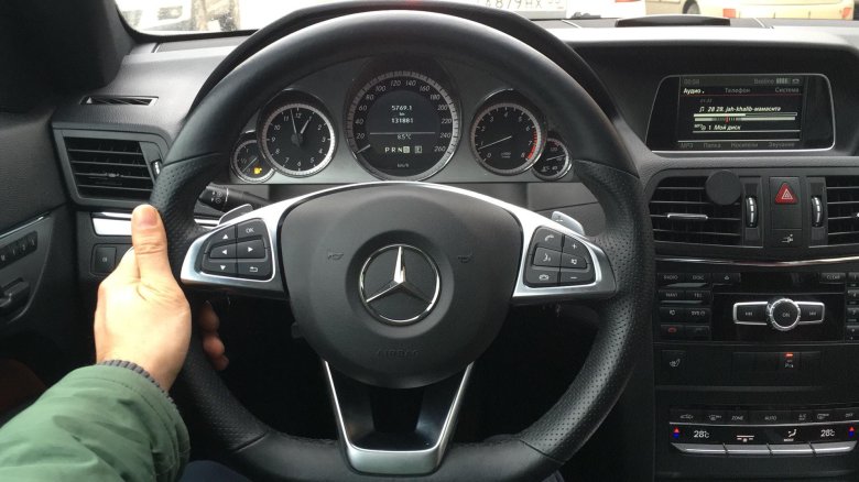 Руль мерседес w212 рестайлинг