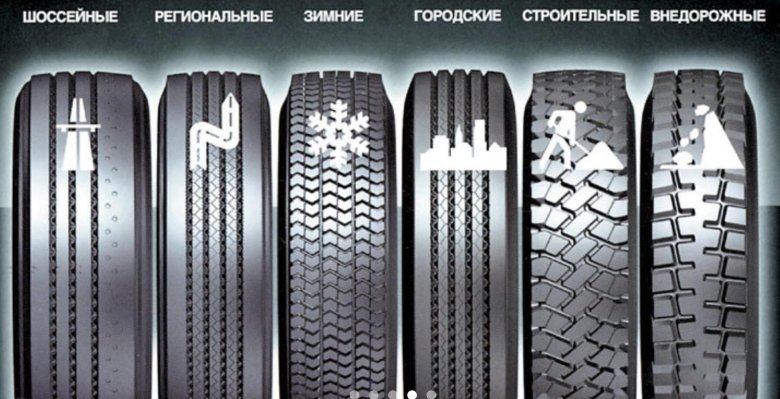 Виды грузовых шин