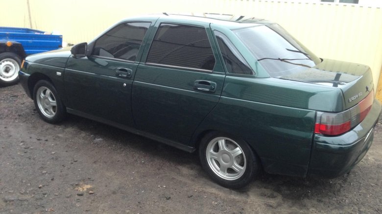 Ваз 2110 тонированная цвет амулет