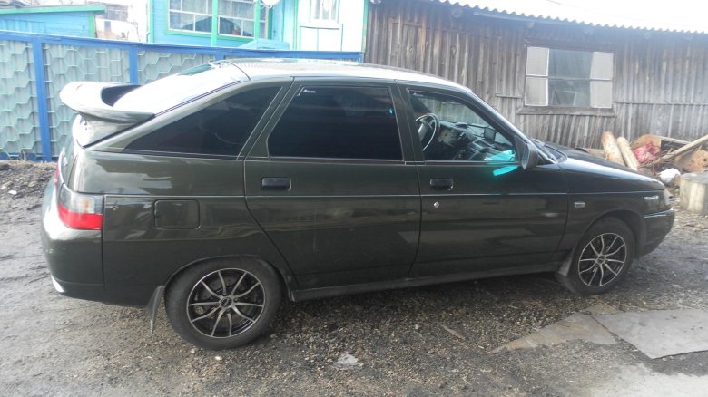 Ваз 2112 золотистый темно зеленый