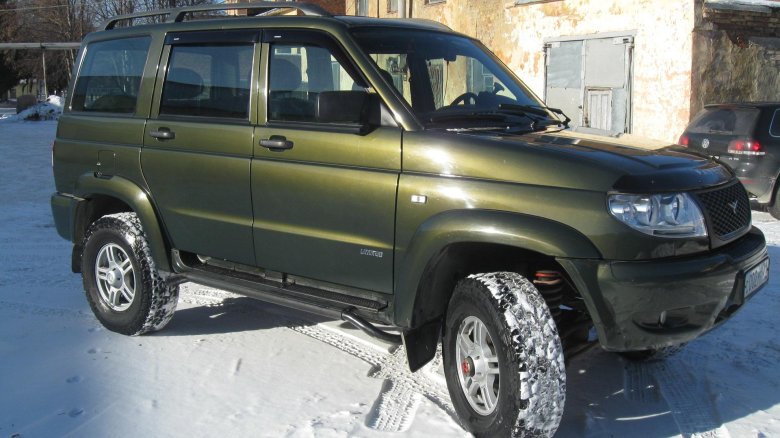 Уаз патриот зеленый раптор