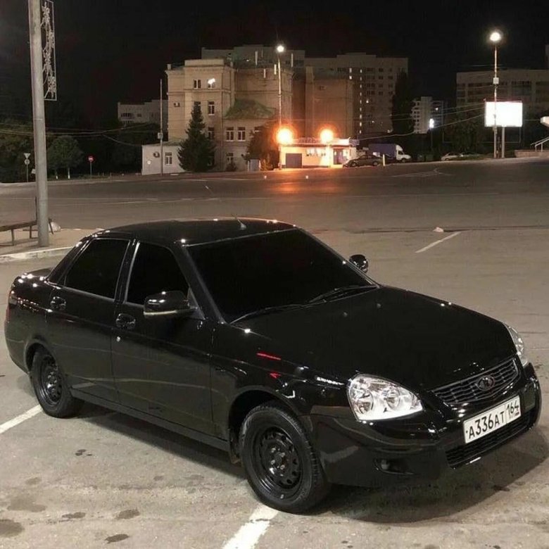 Черная лада приора