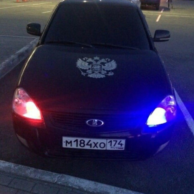 Приора опер с мигалками