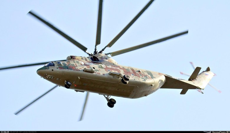 Ми 26 военно транспортный вертолёт