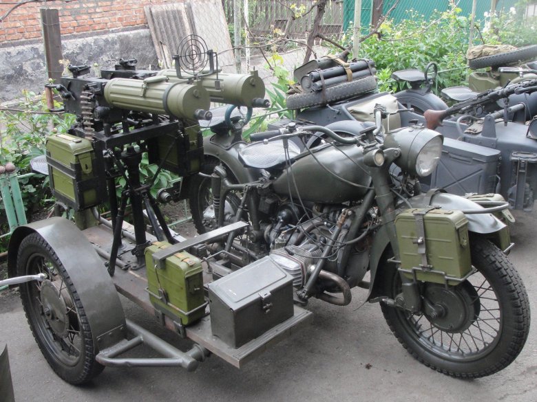 Военный мотоцикл урал