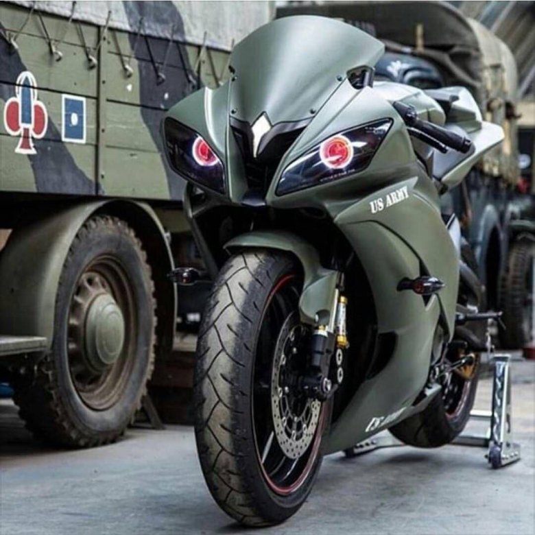 Yamaha r6 army edition