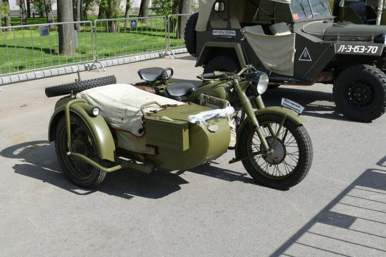 Урал м-72 с пулеметом