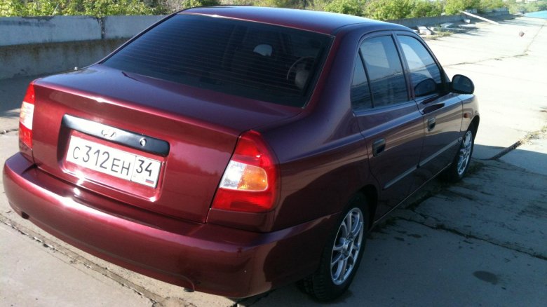 Хендай акцент вишня