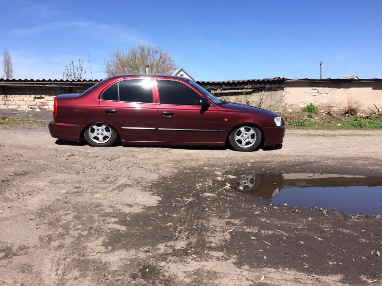 Занижение акцент -30 hyundai accent