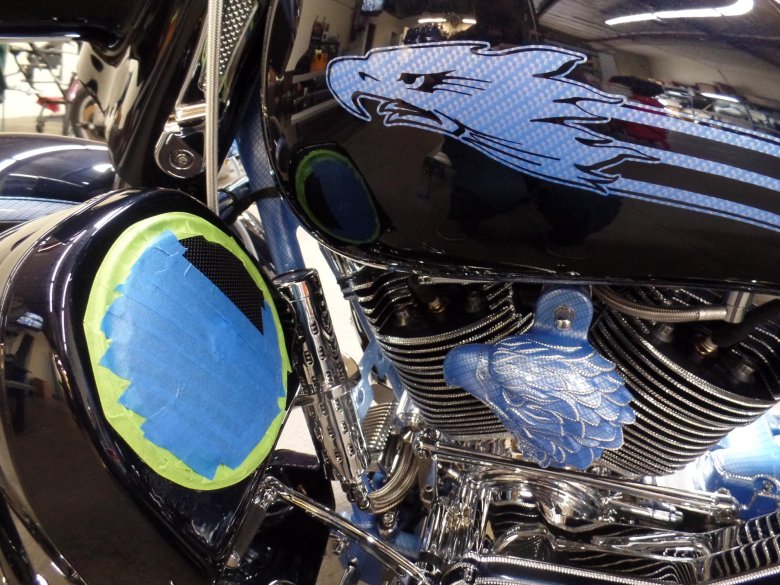 Аэрография на мотоциклах