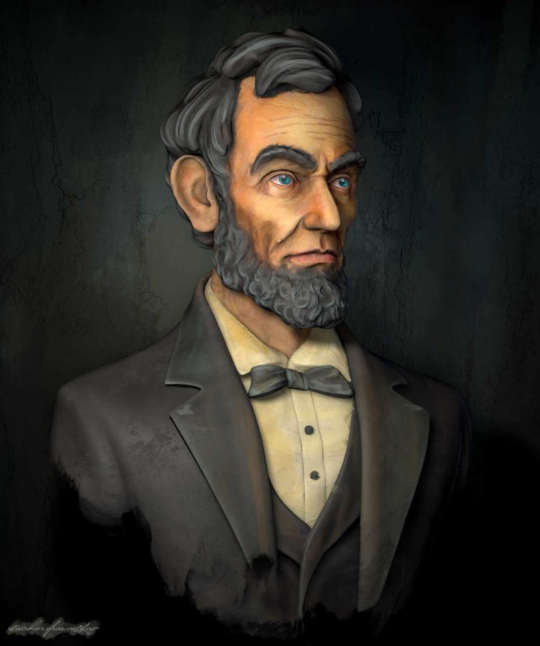 Авраам линкольн с книгой