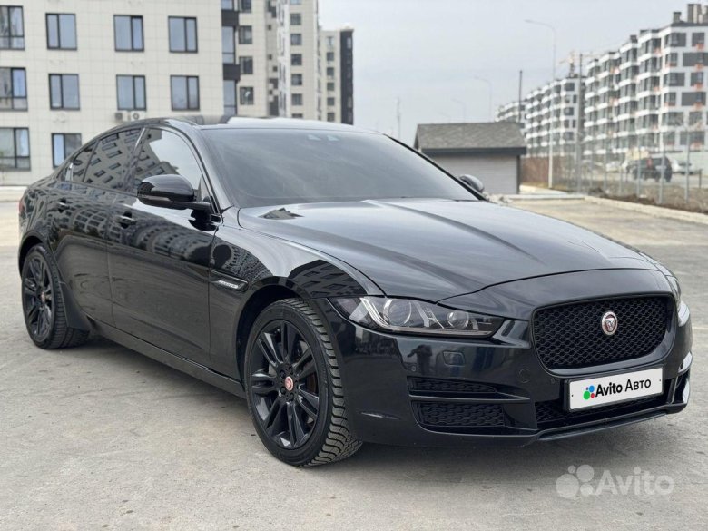 Jaguar xf 2008 черный