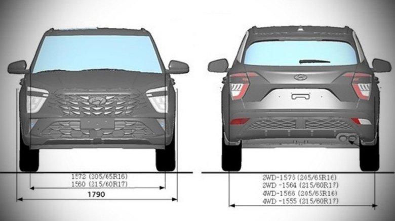 Габариты hyundai creta